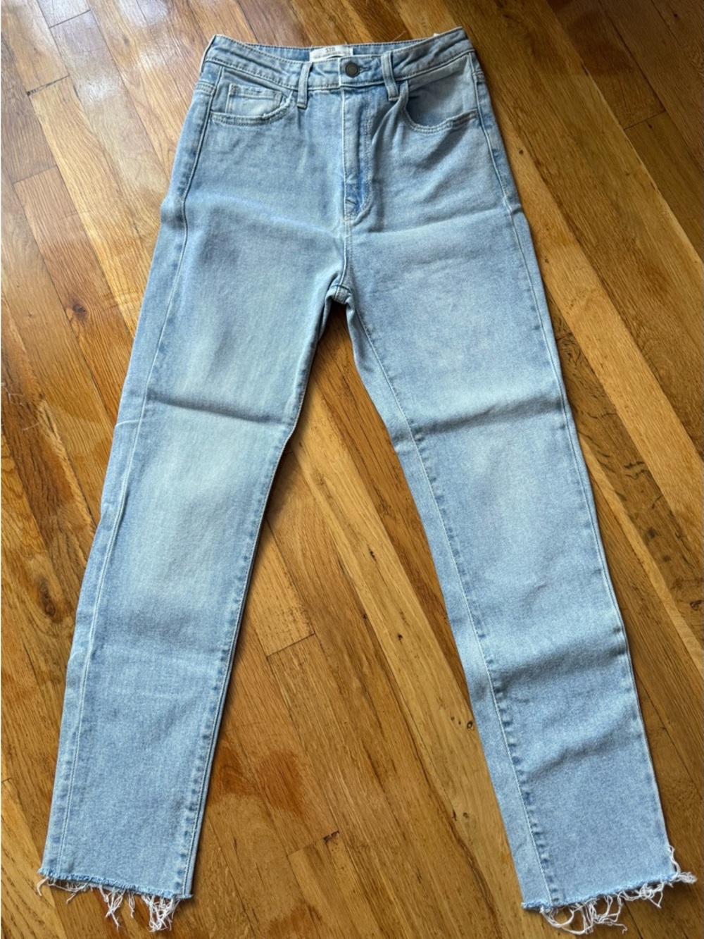 stradivarius Light Blue Straight Leg Jeans